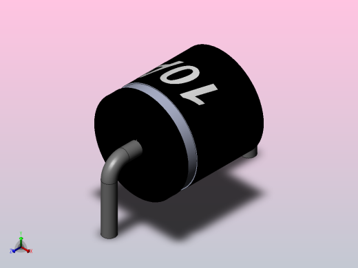 10A肖特基二极管L15mm.SLDPRT正等轴测缩略图