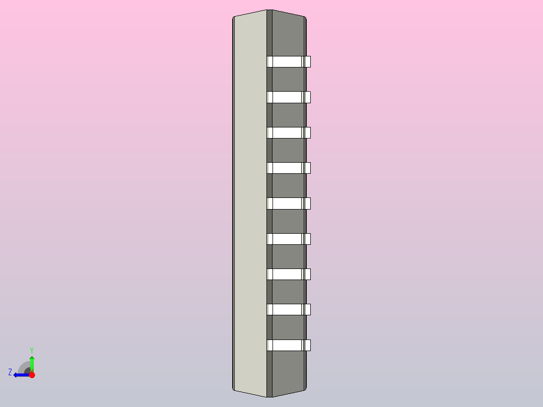 106x SOIC 封装（小外形集成电路）SOIC127P1030X265-18N右视图