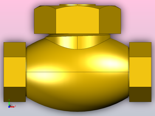 水平升降式止回阀前视缩略图