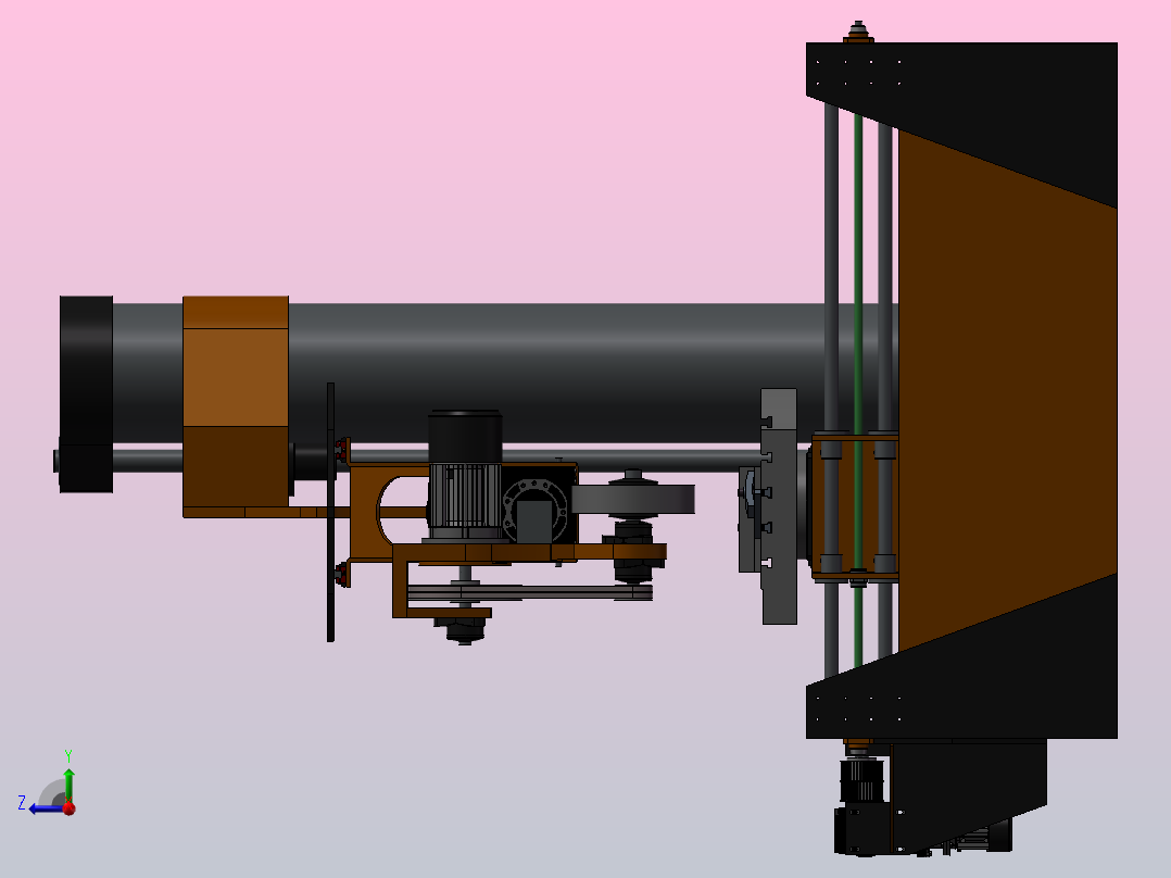 8-5轴CNC磨床右视图