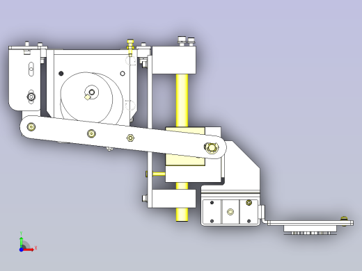 一种上下装置3D图纸前视缩略图