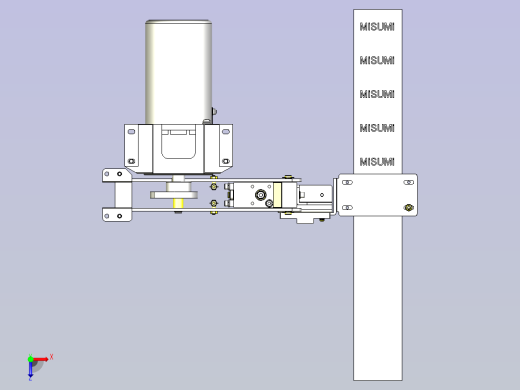 一种上下装置3D图纸俯视缩略图
