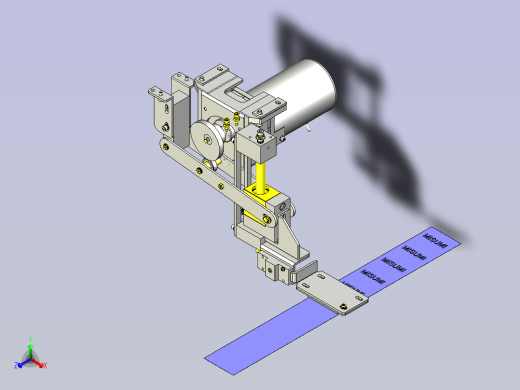 一种上下装置3D图纸正等轴测缩略图