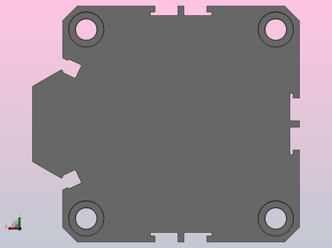SDA超薄气缸系列SDA 63×80后视图