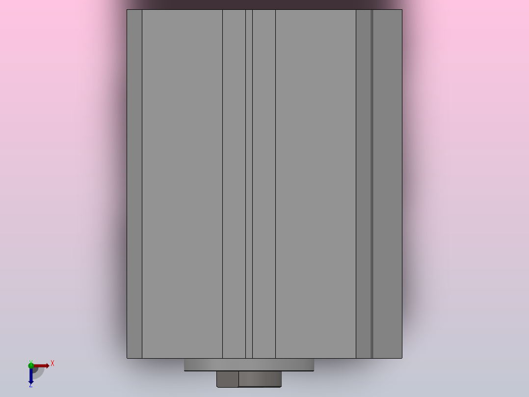 SDA超薄气缸系列SDA 63×80俯视图