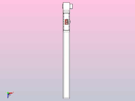 伺服电机集成皮带传动直线执行器TPA-OCB-120-224-L1050-LP-P75-N3俯视缩略图
