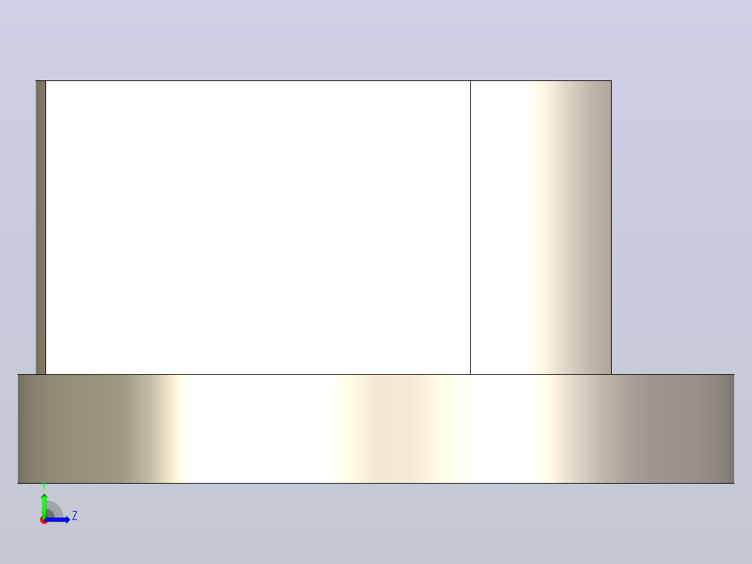 三角形螺母-具有所有配置的Solidworks零件左视图