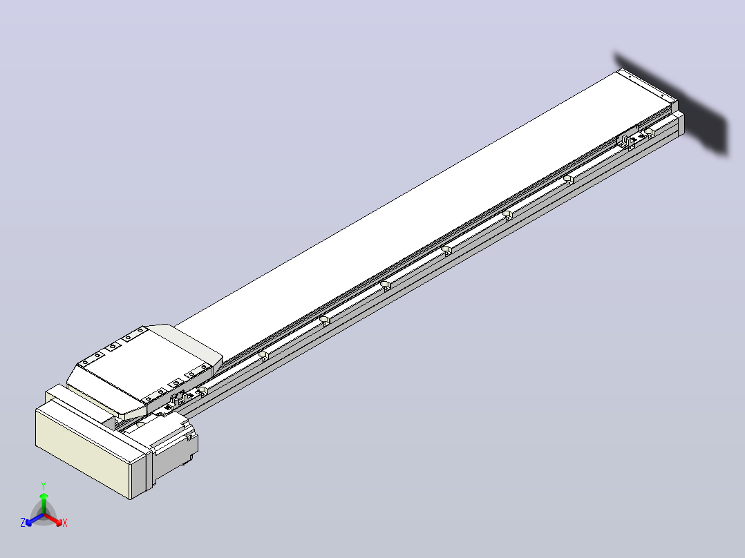 滚珠丝杠直线轴内置导轨TPA-GCR-170-2510C-L1100-ML-M75-N3主视图