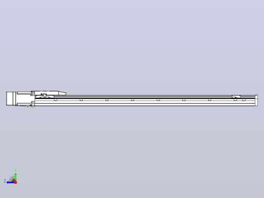 滚珠丝杠直线轴内置导轨TPA-GCR-170-2510C-L1100-ML-M75-N3右视缩略图