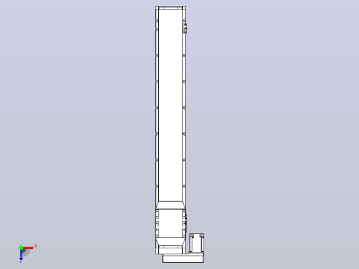 滚珠丝杠直线轴内置导轨TPA-GCR-170-2510C-L1100-ML-M75-N3俯视缩略图