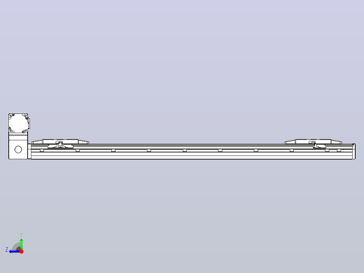 皮带直线轴双滑块型TPA-GCBS-150-P80-L400-LU-M75-N3右视缩略图