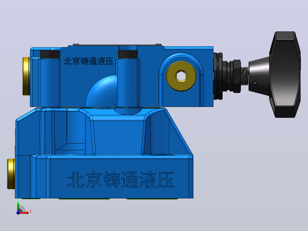 DB20-1 先导式溢流阀前视图