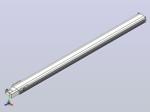 皮带直线轴半封闭可选导轨TPA-HNB-202D-140-L2900-MR-Y-P75-N3