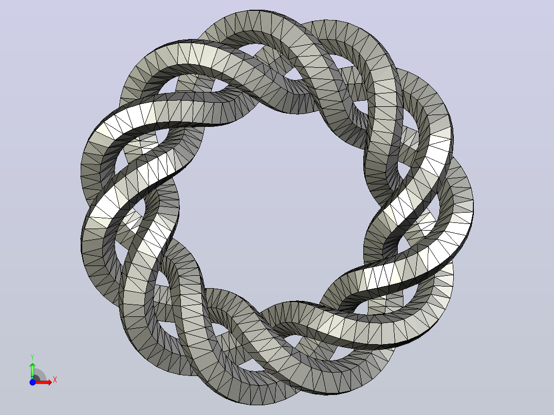 Torus_knot_yi3d_com前视图