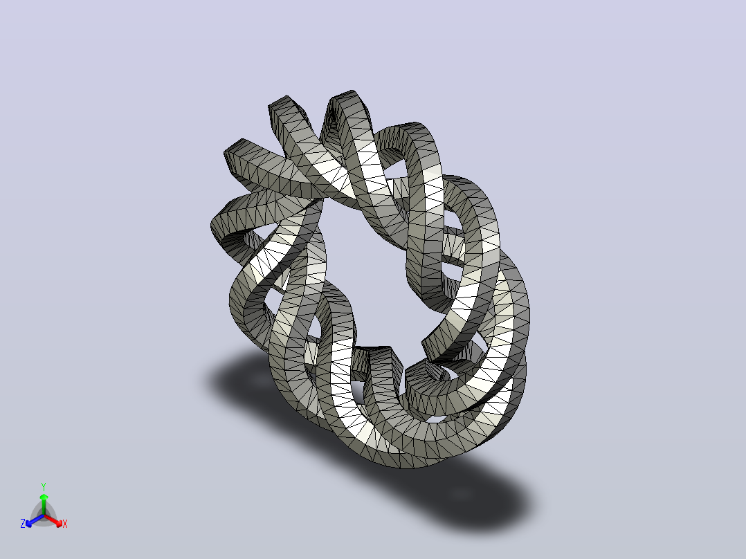 Torus_knot_yi3d_com正等轴测图