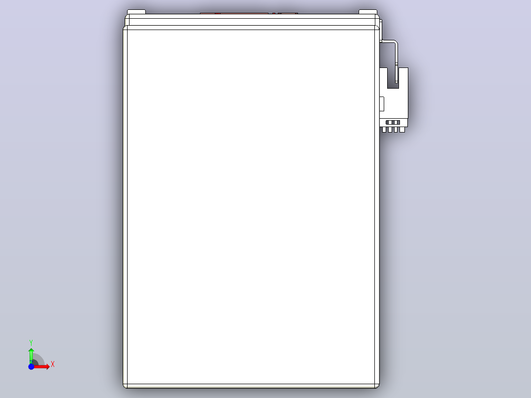 滚珠丝杠直线轴带导轨全封闭TPA-HCR-110D-1610C-L750-MP-Y-P40-N3前视图
