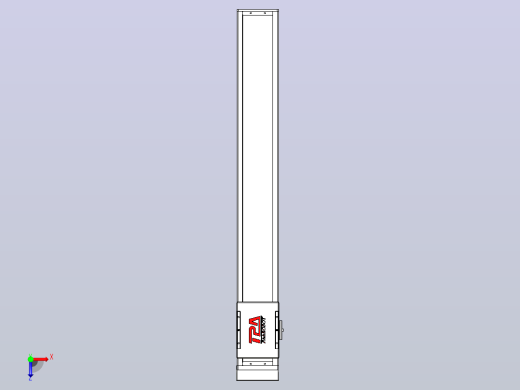 滚珠丝杠直线轴带导轨全封闭TPA-HCR-110D-1610C-L750-MP-Y-P40-N3俯视缩略图