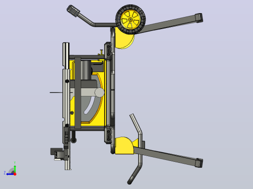 台架DWE74911上的台锯DeWalt DWE7492右视缩略图