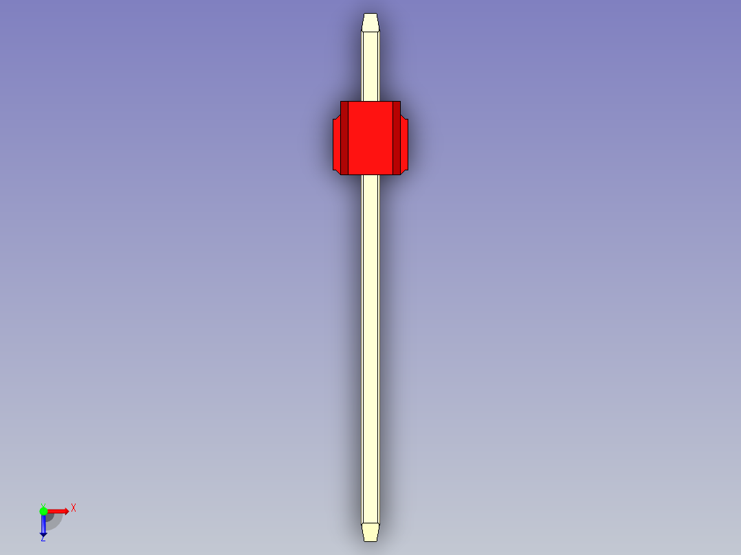DS1021排针 红色 2x01p 100mil 类型5 版本1.0.zip.zip俯视图