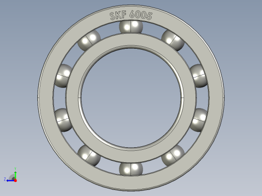 25毫米轴承SKF 6005 (RS 286-7669)右视缩略图