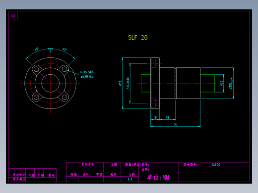 SLF 20滚珠花健、支撑座、滚珠丝杠、交叉导轨、直线模组.dwg