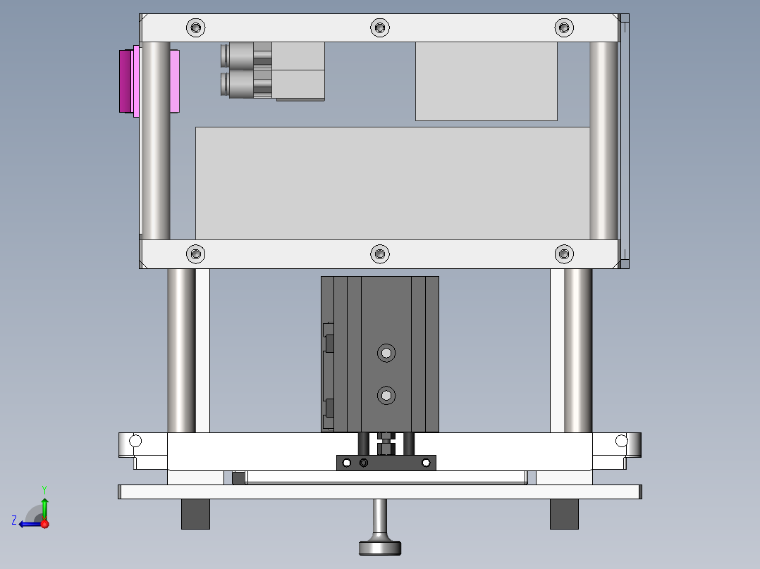 弯曲矫正治具（sw18可编辑+工程图）右视图