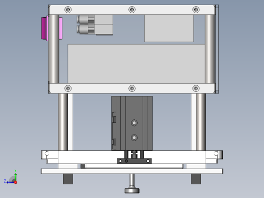 弯曲矫正治具（sw18可编辑+工程图）右视缩略图