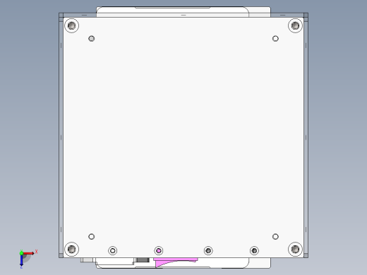弯曲矫正治具（sw18可编辑+工程图）俯视缩略图