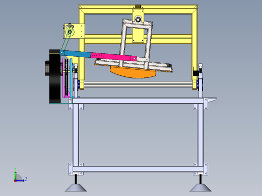 古筝烘烤机sw16可编辑左视缩略图