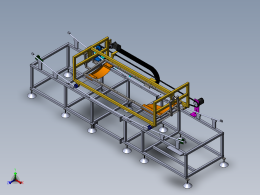 古筝烘烤机sw16可编辑正等轴测缩略图