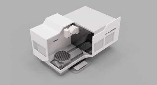 DMU 125P万能铣床造型简易模型3D图纸 STEP格式缩略图