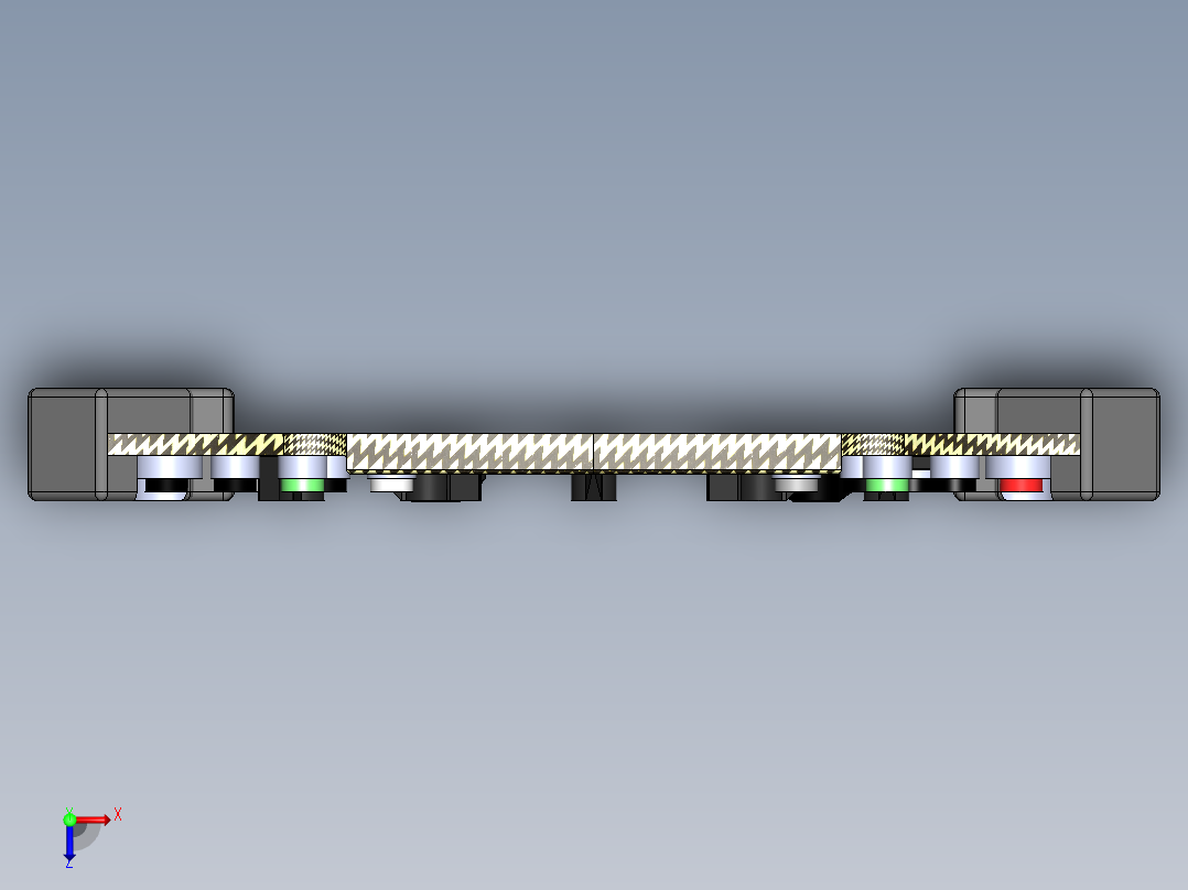 solidworks F1赛车方向盘俯视图