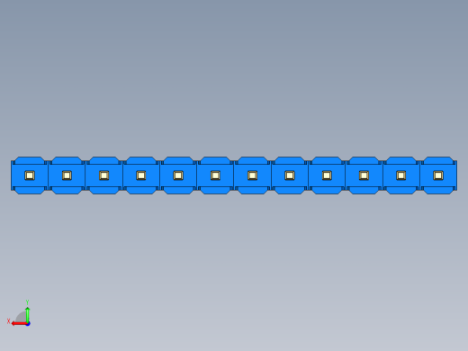 彩色公头100mil（2.54mm）系列-DS1021_blue_1x12p_100mil_Type43_rev1.0后视缩略图