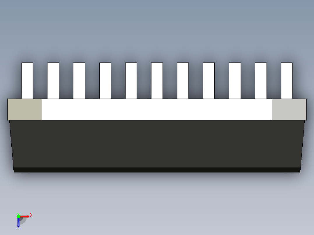 multiwatt-ST 封装-MULTIWATT-11_Min_LHorizontal_rev1.0.rar俯视图