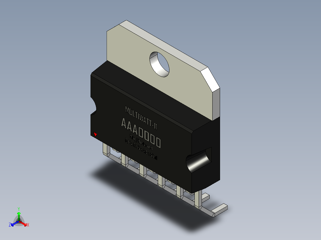 multiwatt-ST 封装-MULTIWATT-11_Min_LHorizontal_rev1.0.rar正等轴测图