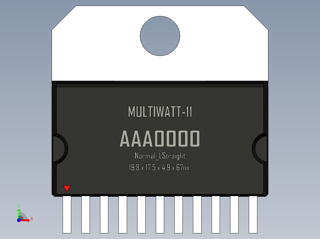 multiwatt-ST 封装-MULTIWATT-11_Normal_LStraight_rev1.0.rar前视图