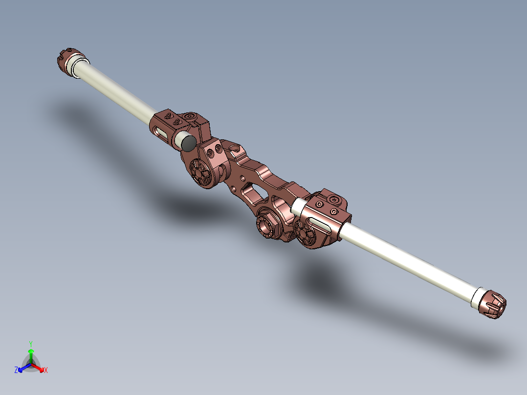 &Amp;+夹的三重夹正等轴测图