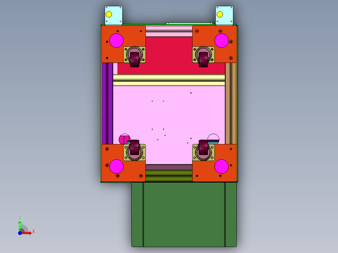 电机螺丝螺母组装机前视图