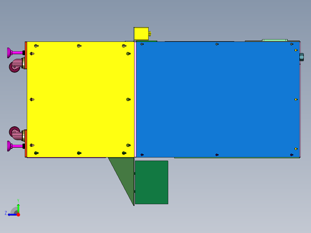 电机螺丝螺母组装机右视图