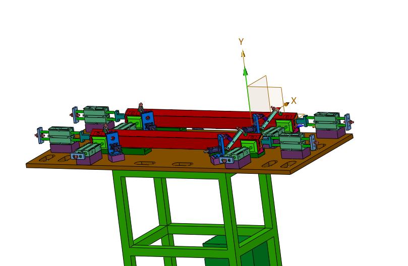 油烟机不锈钢长油盒定位夹具