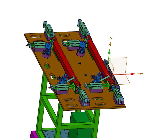 油烟机不锈钢长油盒定位夹具