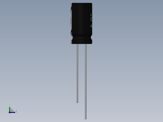 电容器 二极管 电阻器-Capacitor 47uF-50V左视缩略图