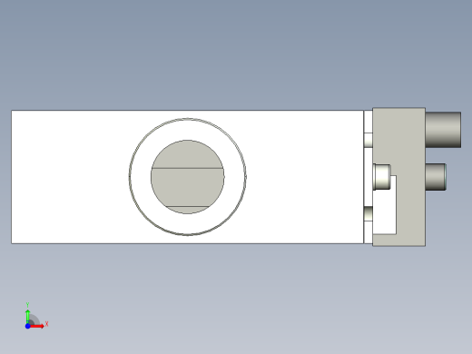 德克斯TUNKERS气缸数模SZK_63x40_A22_T12_TUENKERS前视缩略图