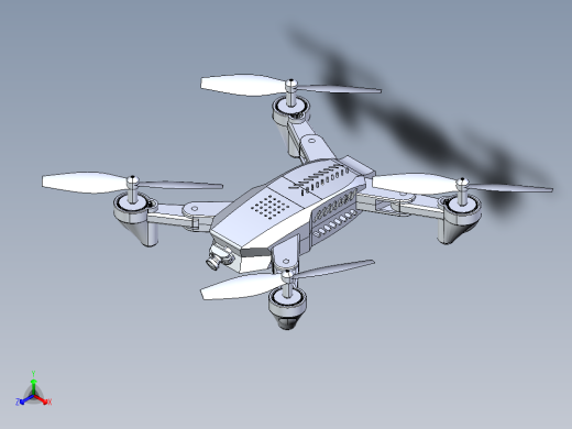 四轴无人机Ⅲ正等轴测缩略图