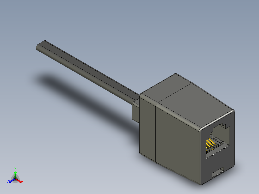 电脑数码接头 (10)主视图