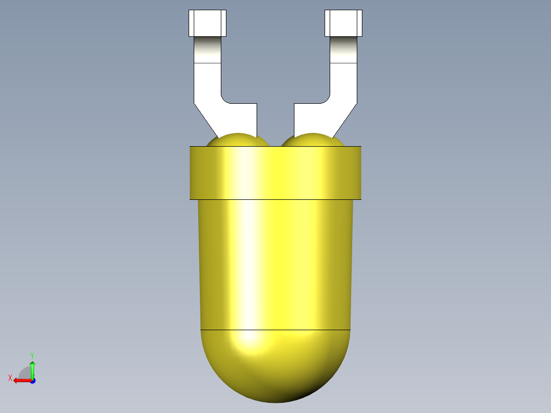 光电元件封装-L-934YD-RA后视图