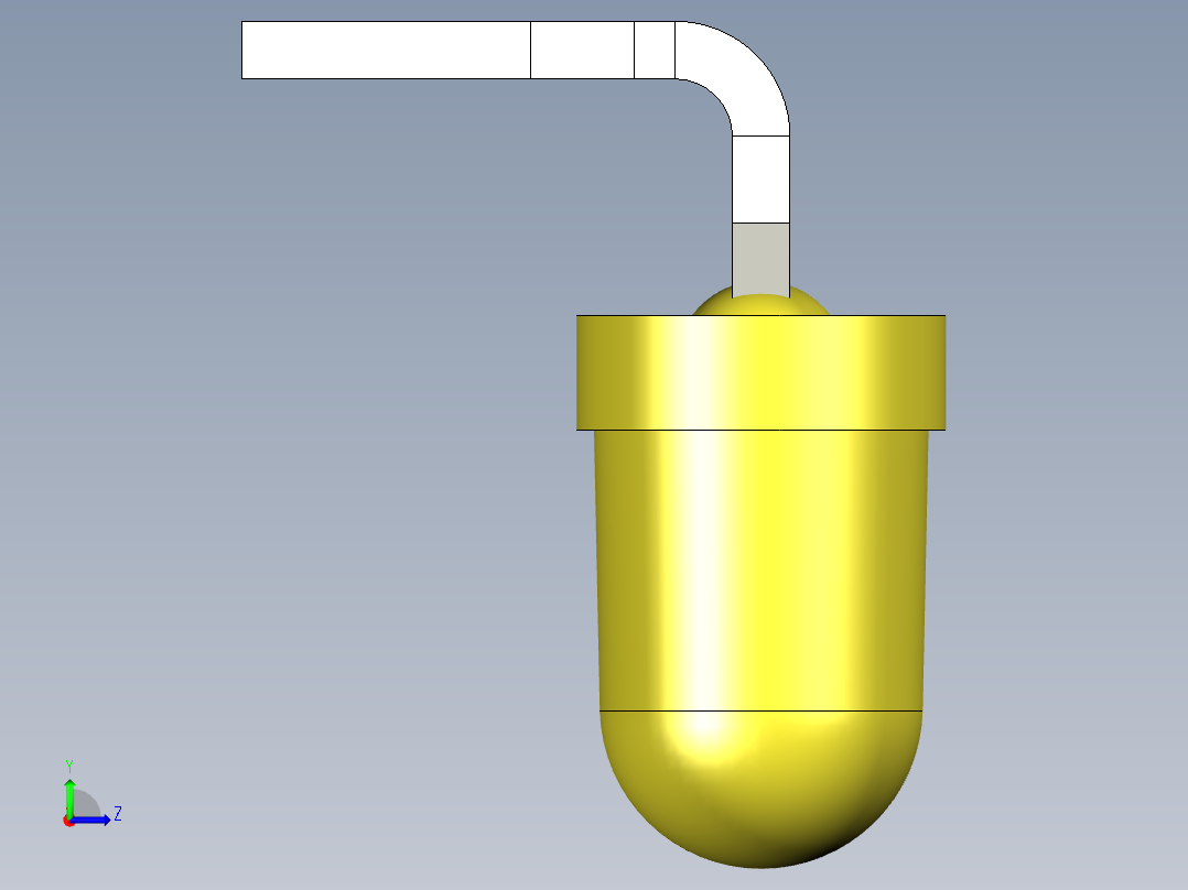 光电元件封装-L-934YD-RA左视图