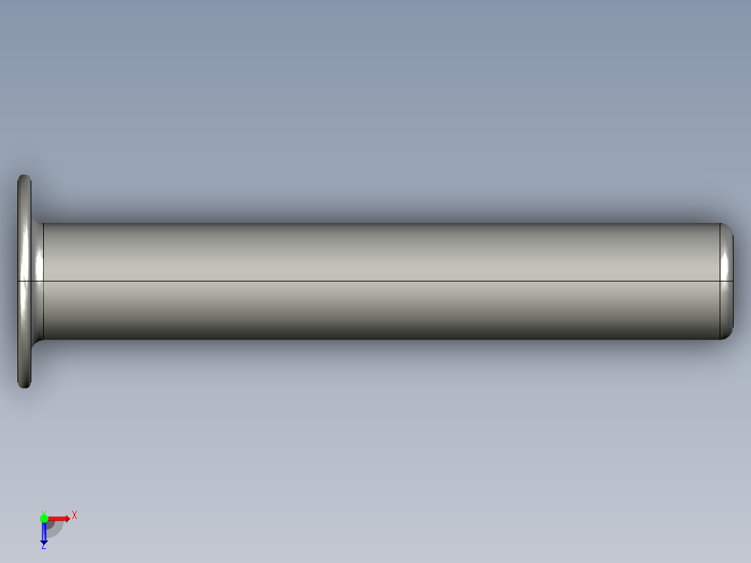 软管与硬管连接用工业通用接头0127_04_00俯视图