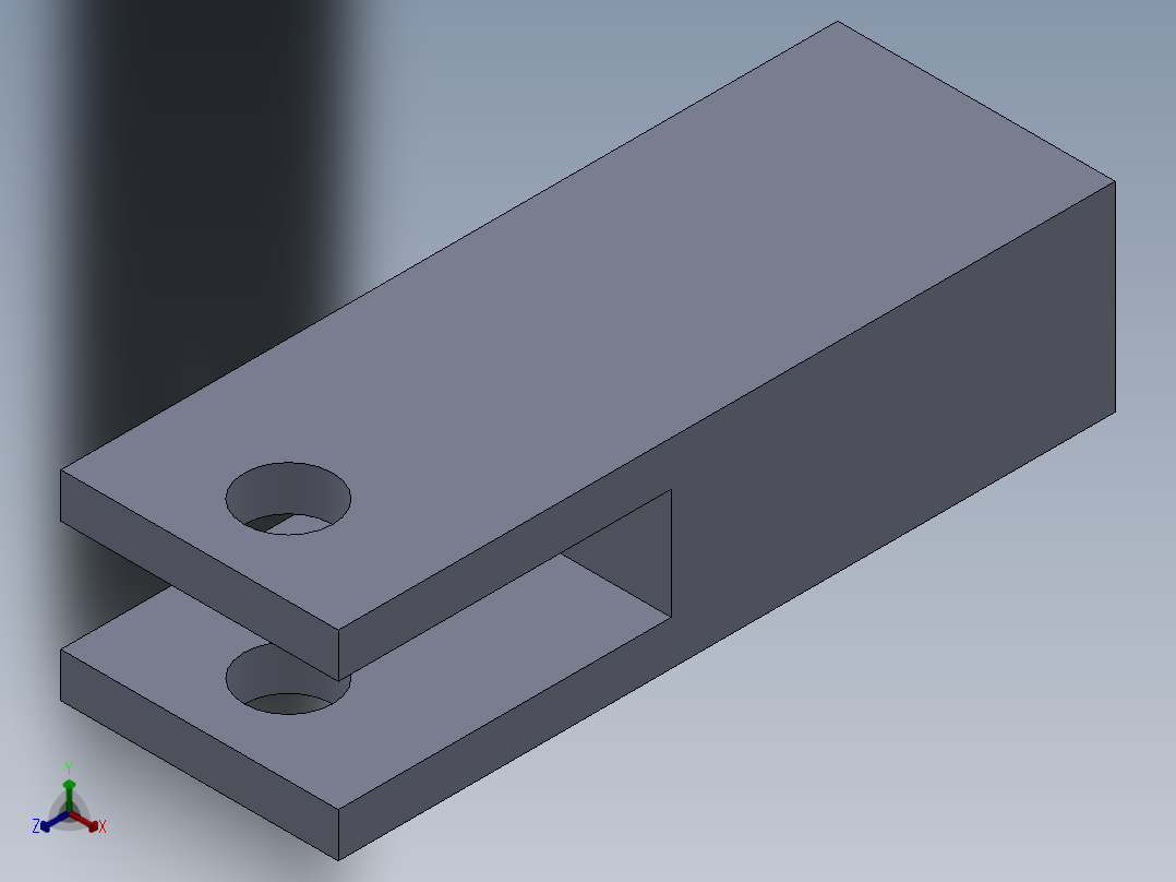 S42 传动臂正等轴测图