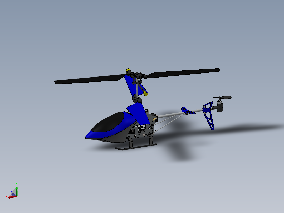 直升飞机 飞机模型设计 (88)